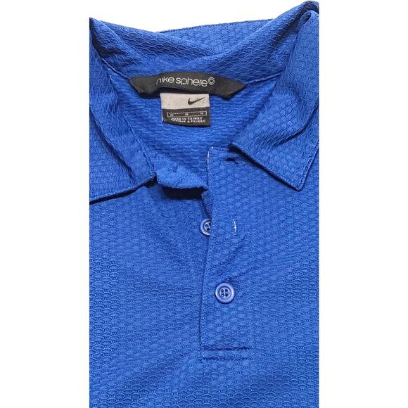 Nike sphere golf polo blue men's size medium - Picture 3 of 7